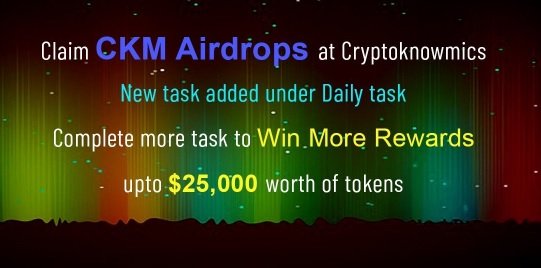 CryptoKnowmics раздает токены CKM на сумму 1 миллион долларов